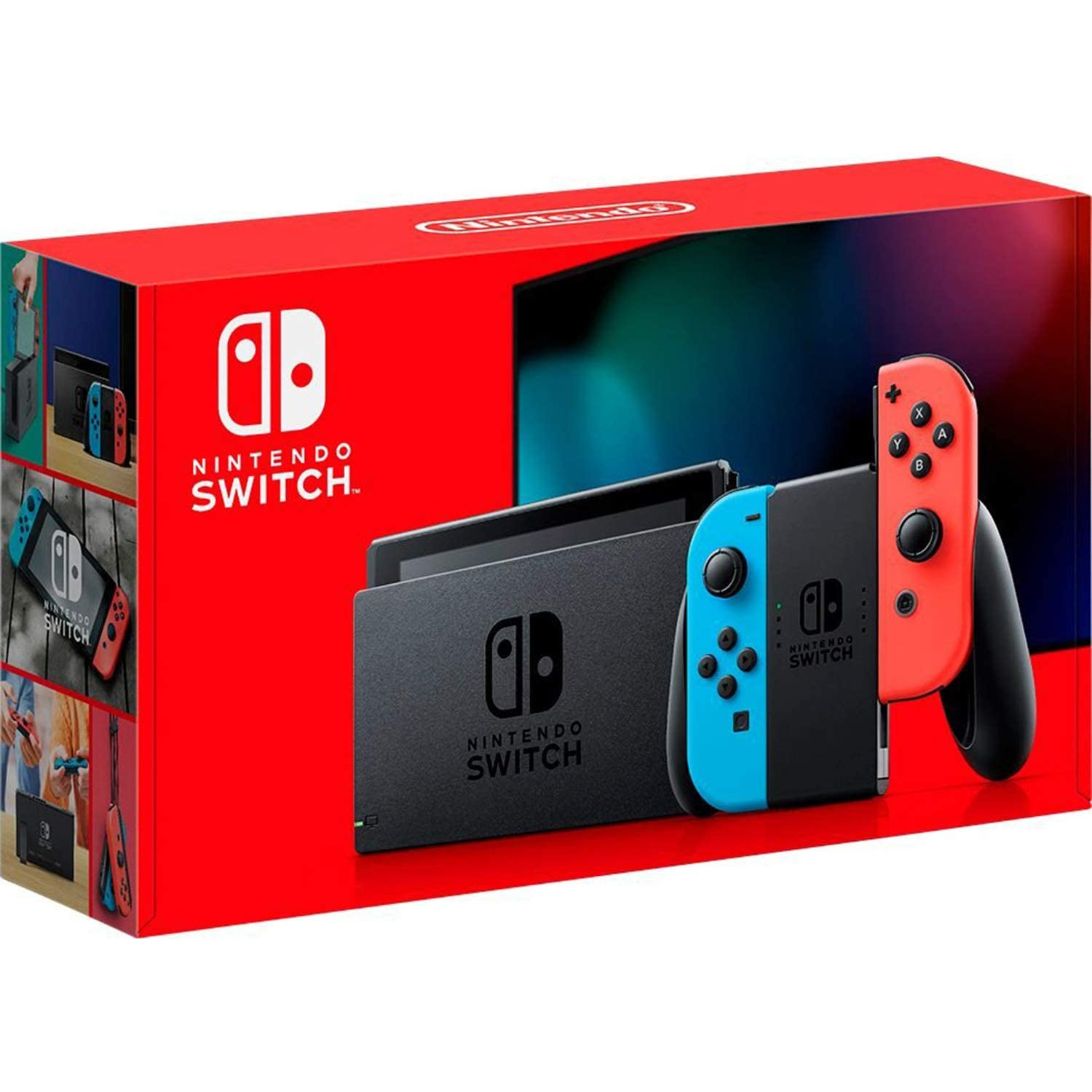 Nintendo Switch Color Console with Battery (Neon Blue & Neon Red)